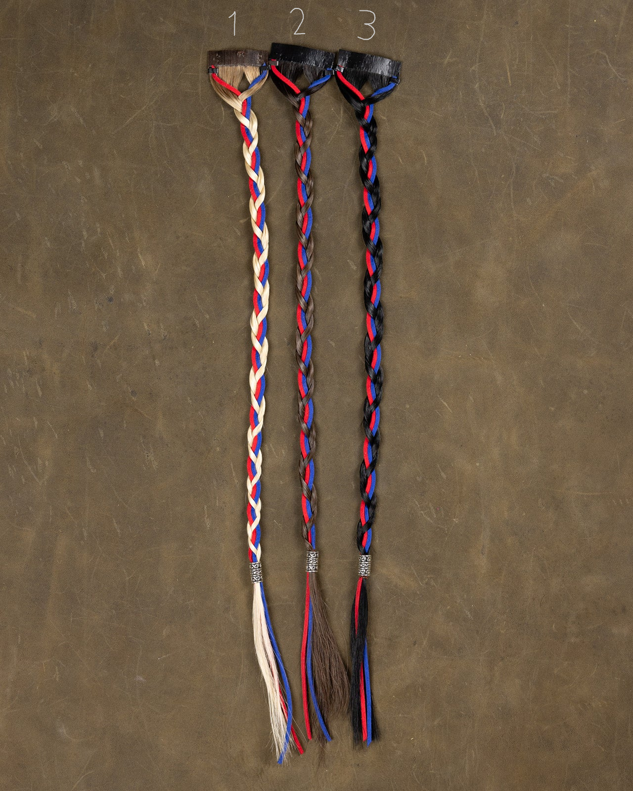 USA Leather Braids
