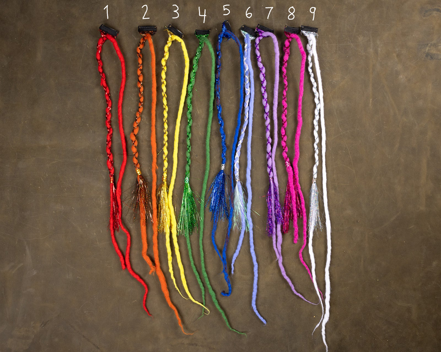 NEON Tinsel Dreads