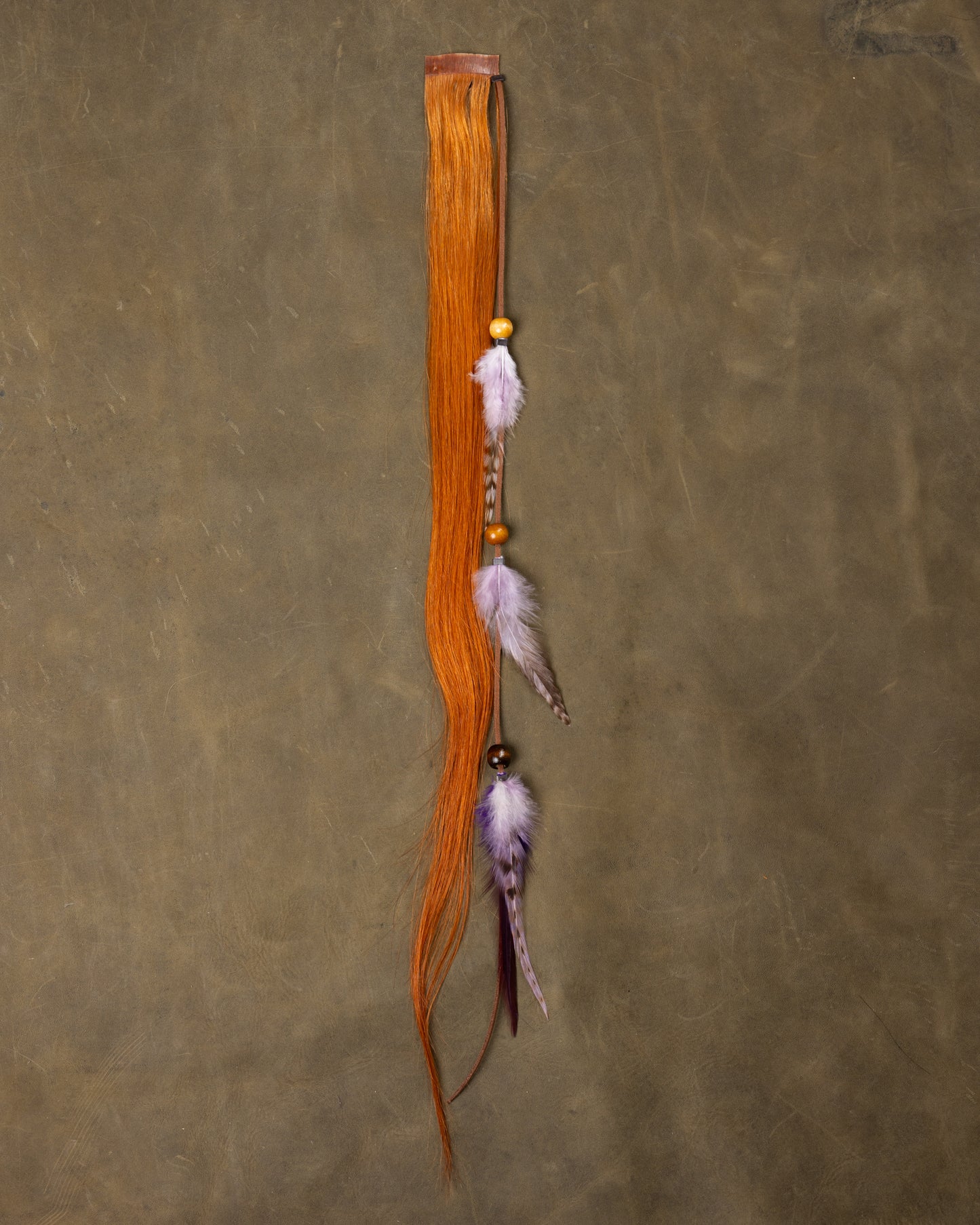 Purple Feather Chain - Jasper
