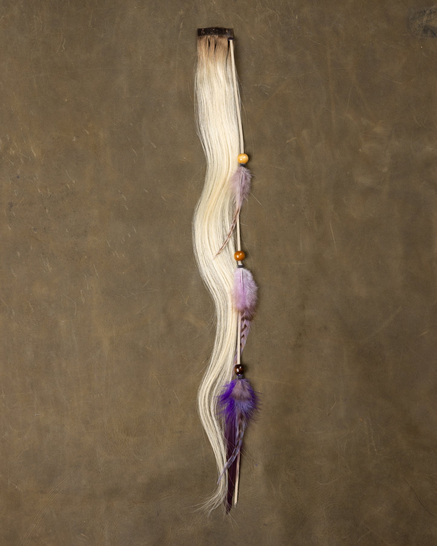 Purple Feather Chain - Rooted Ash