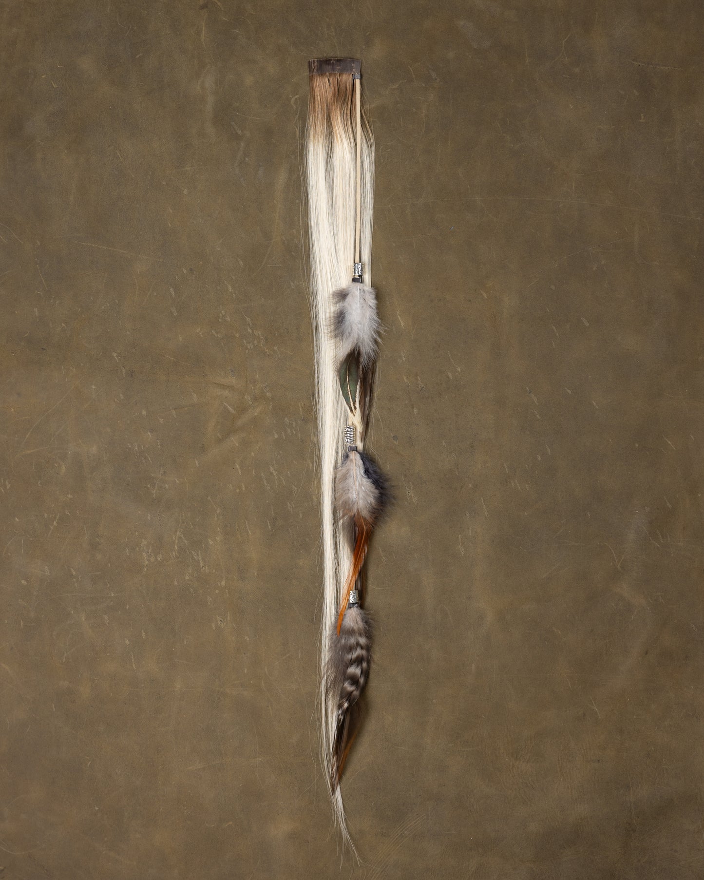 Silver Bead Feather Chain - Rooted Ash