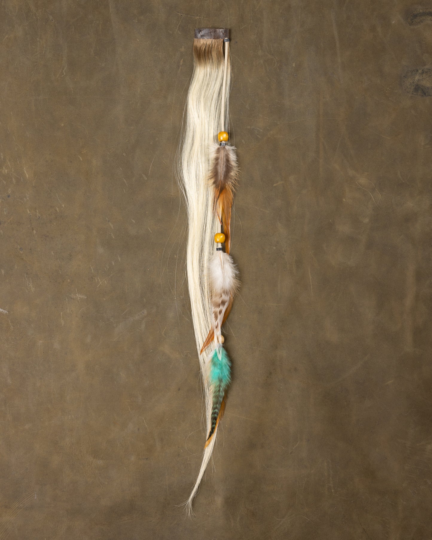 Turquoise Feather Chain - Rooted Ash