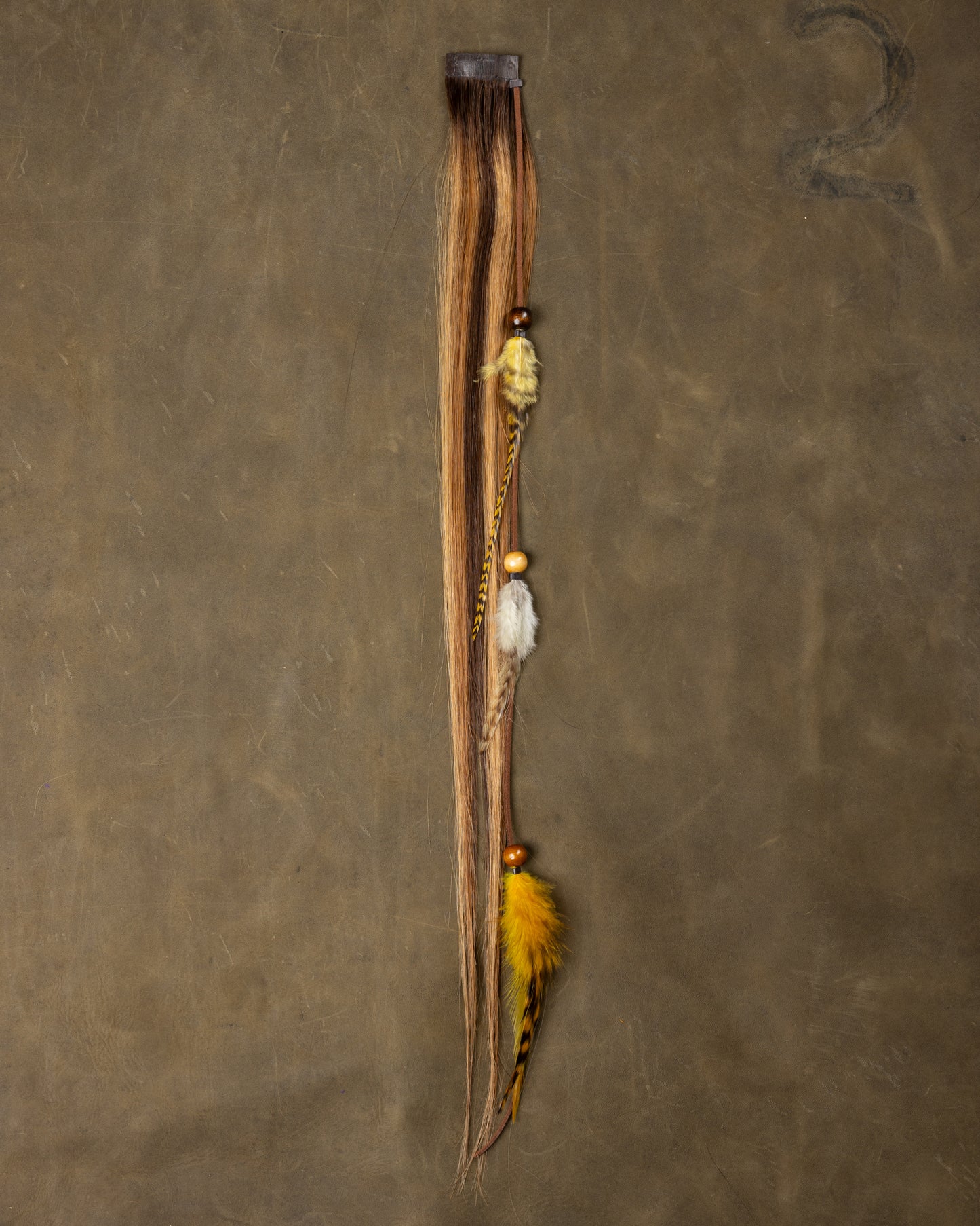 Yellow Feather Chain - Autumn