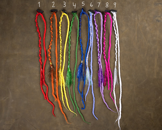 NEON Tinsel Dreads