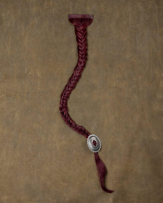 Tail + Concho - Burgundy