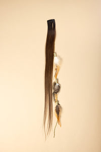 Bullet Feather Chain ROOTED LEATHER