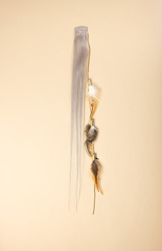 Bullet Feather Chain SILVER