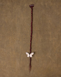 Butterfly Braid Blush Pink - Burgundy