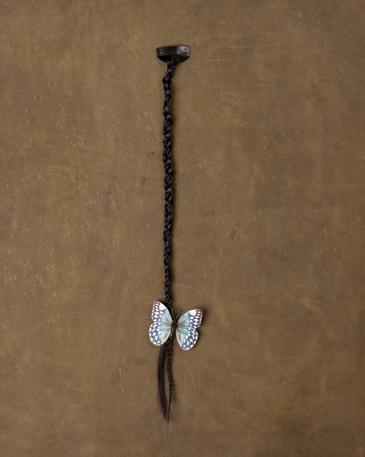 Butterfly Braid Turquoise - Black Stone