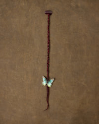 Butterfly Braid Turquoise - Burgundy