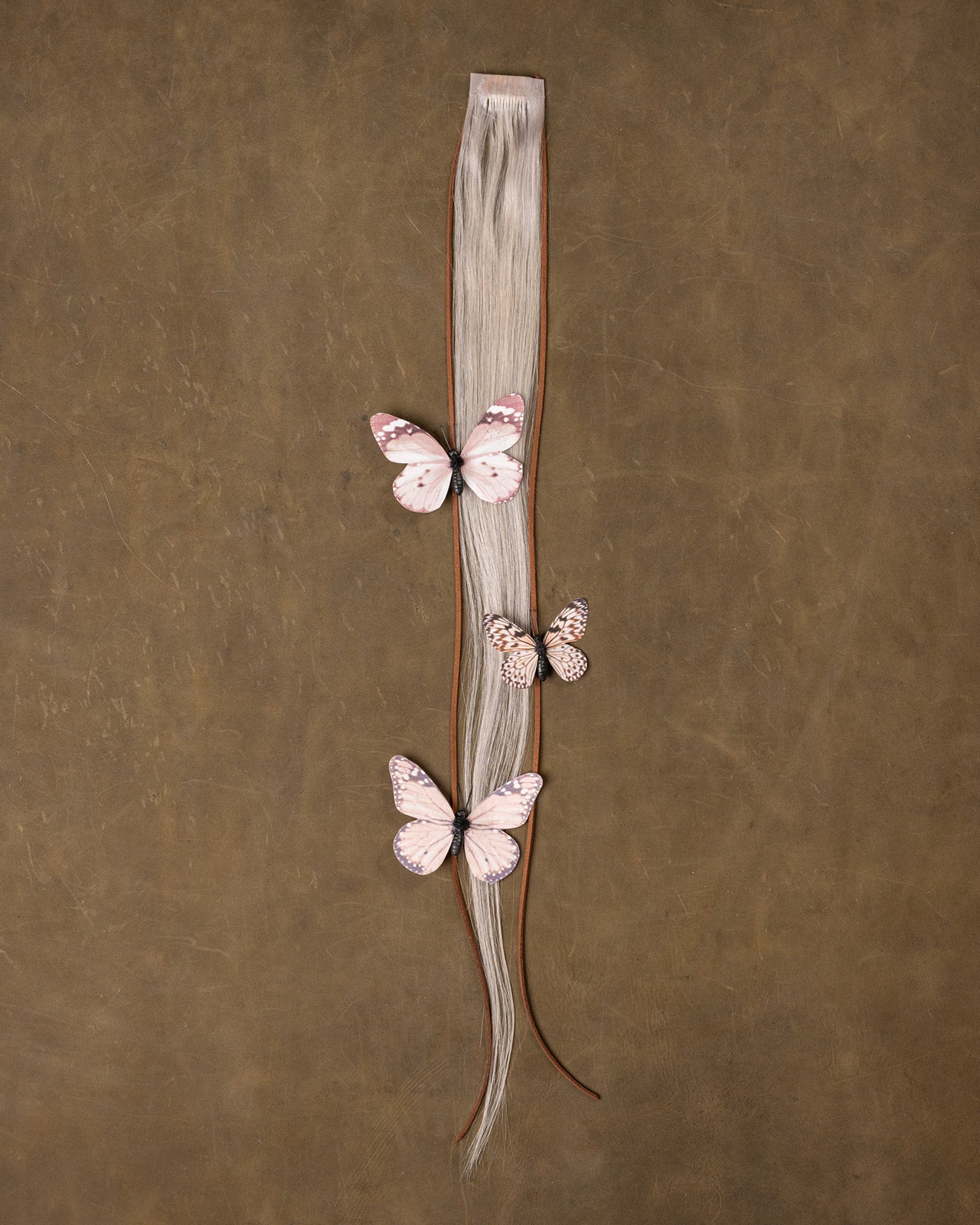 Butterfly Chain Blush Pink - Silver