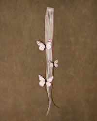 Butterfly Chain Blush Pink - Silver