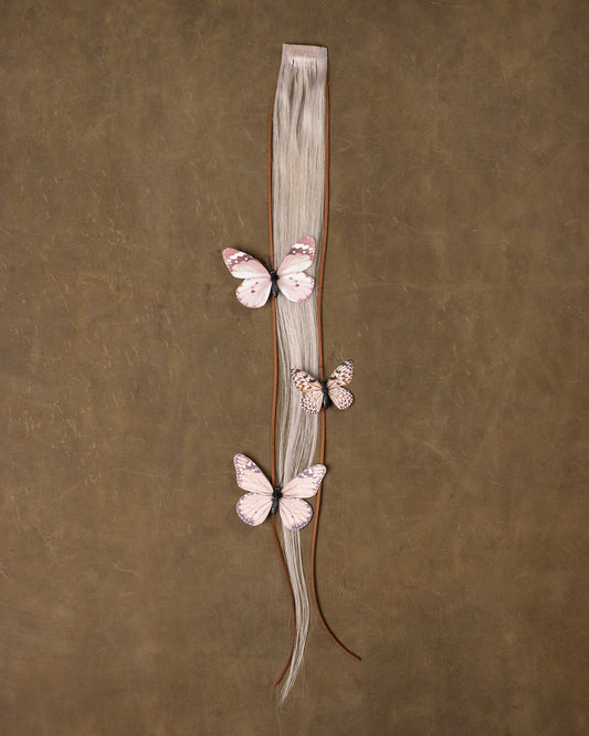 Butterfly Chain Blush Pink - Silver