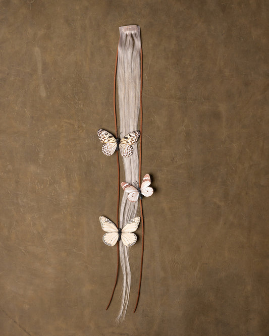 Butterfly Chain Neutral White - Silver