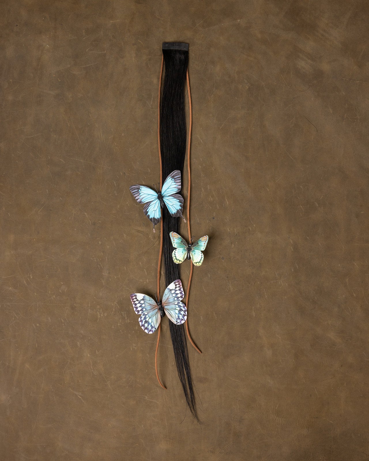 Butterfly Chain Turquoise - Black Stone
