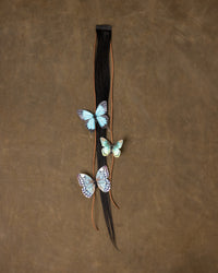 Butterfly Chain Turquoise - Black Stone