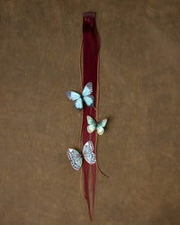 Butterfly Chain Turquoise - Burgundy