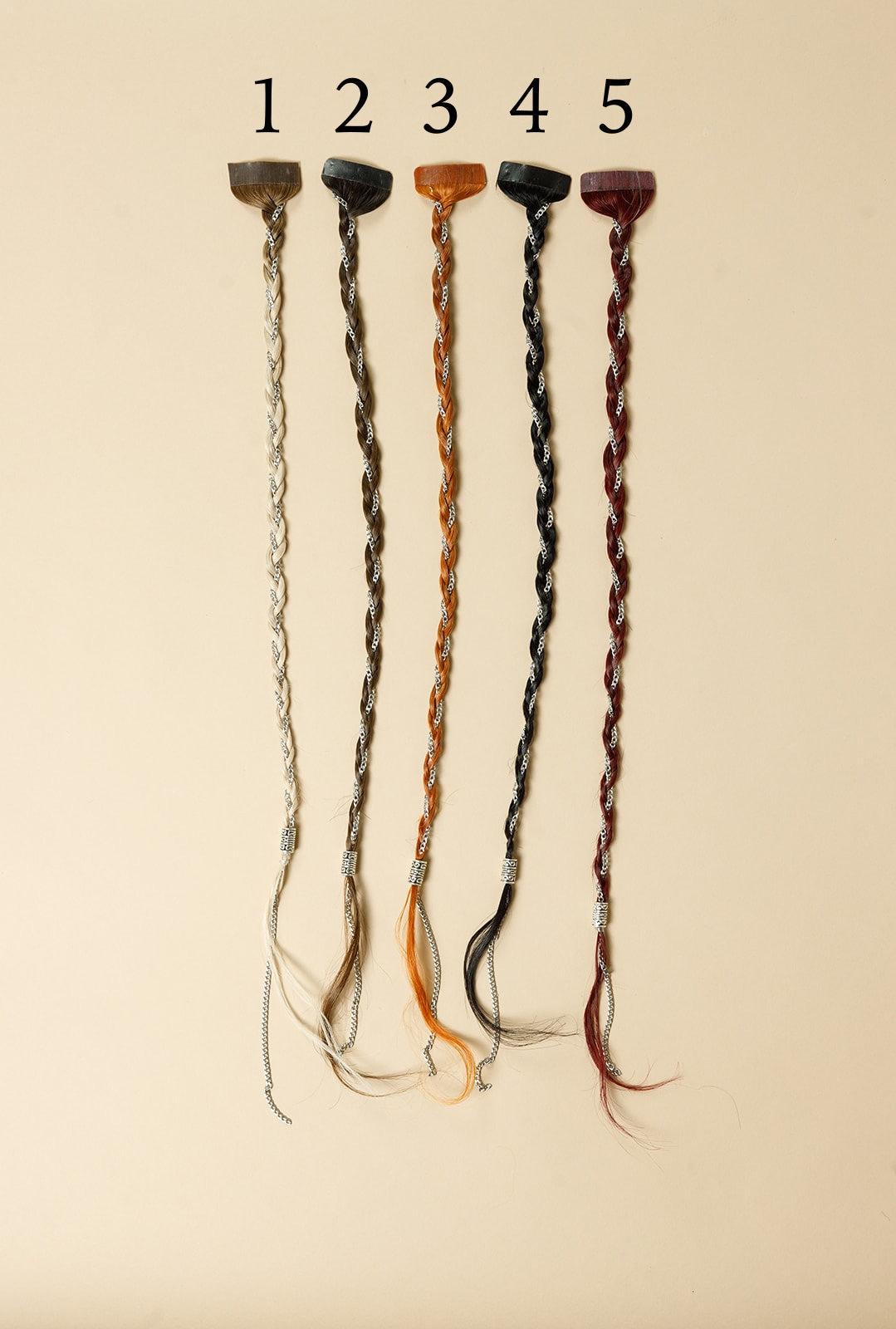 Chain Braids - SILVER