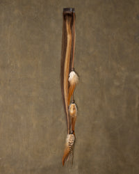 Copper Bead Feather Chain - Autumn