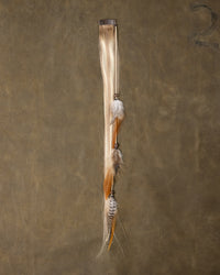 Copper Bead Feather Chain - Charolais