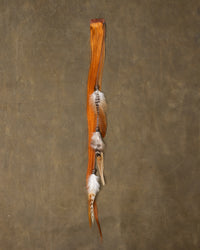 Copper Bead Feather Chain - Jasper