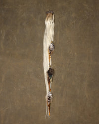 Gold Bead Feather Chain - Rooted Ash