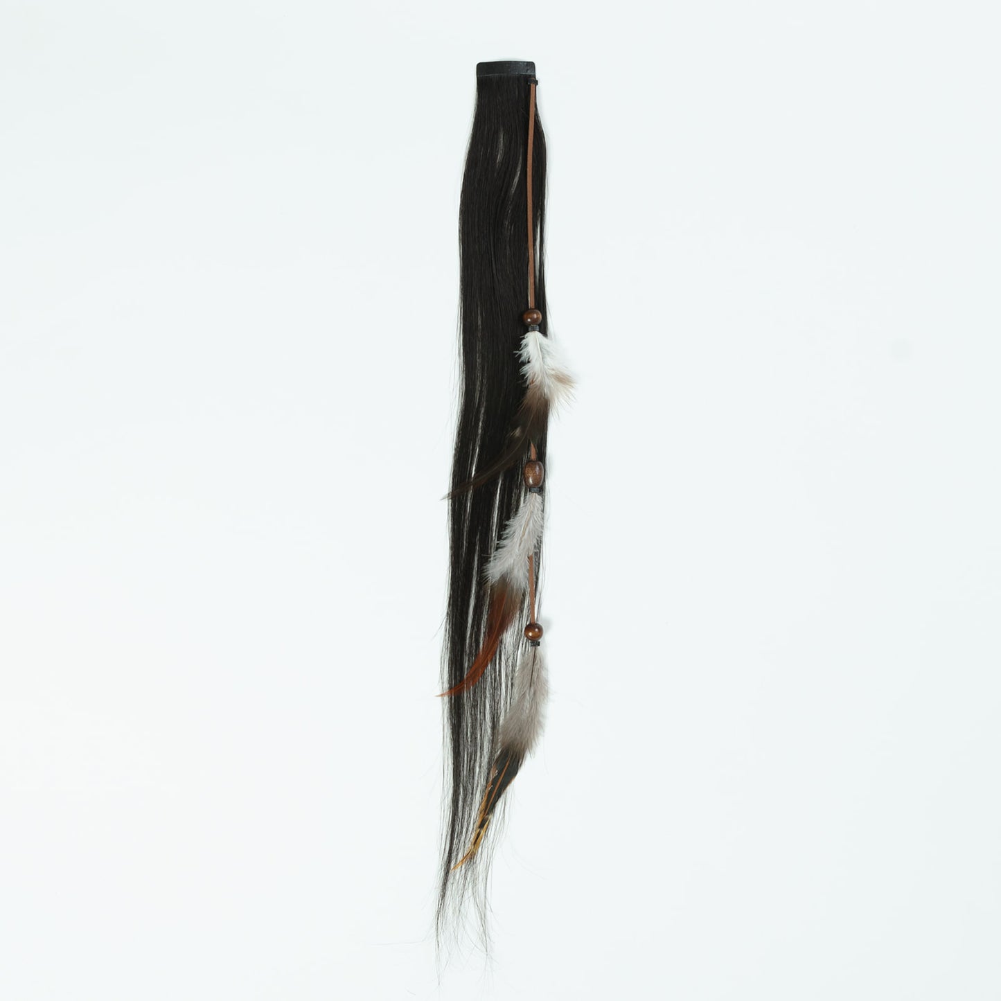 Money Piece Feather Chain COAL