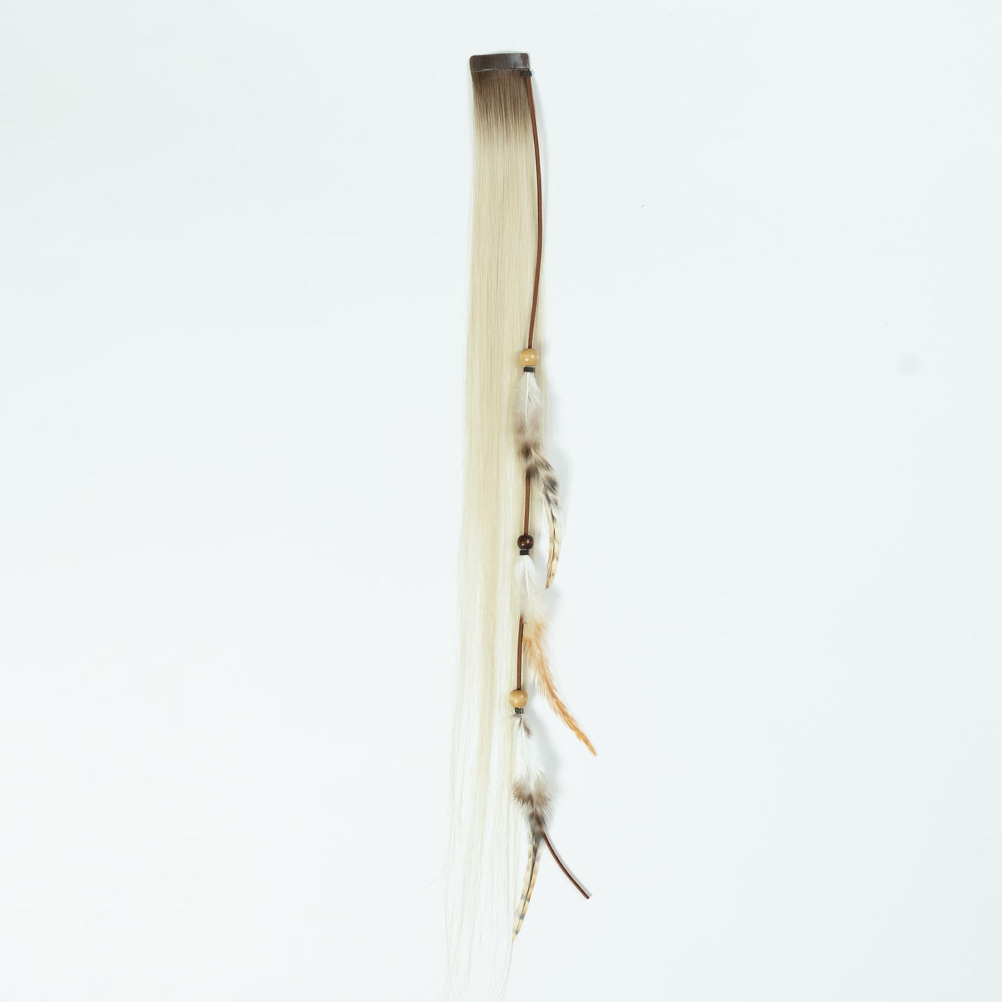 Money Piece Feather Chain ROOTED ASH