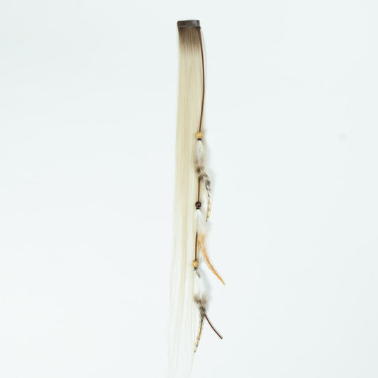 Money Piece Feather Chain ROOTED ASH
