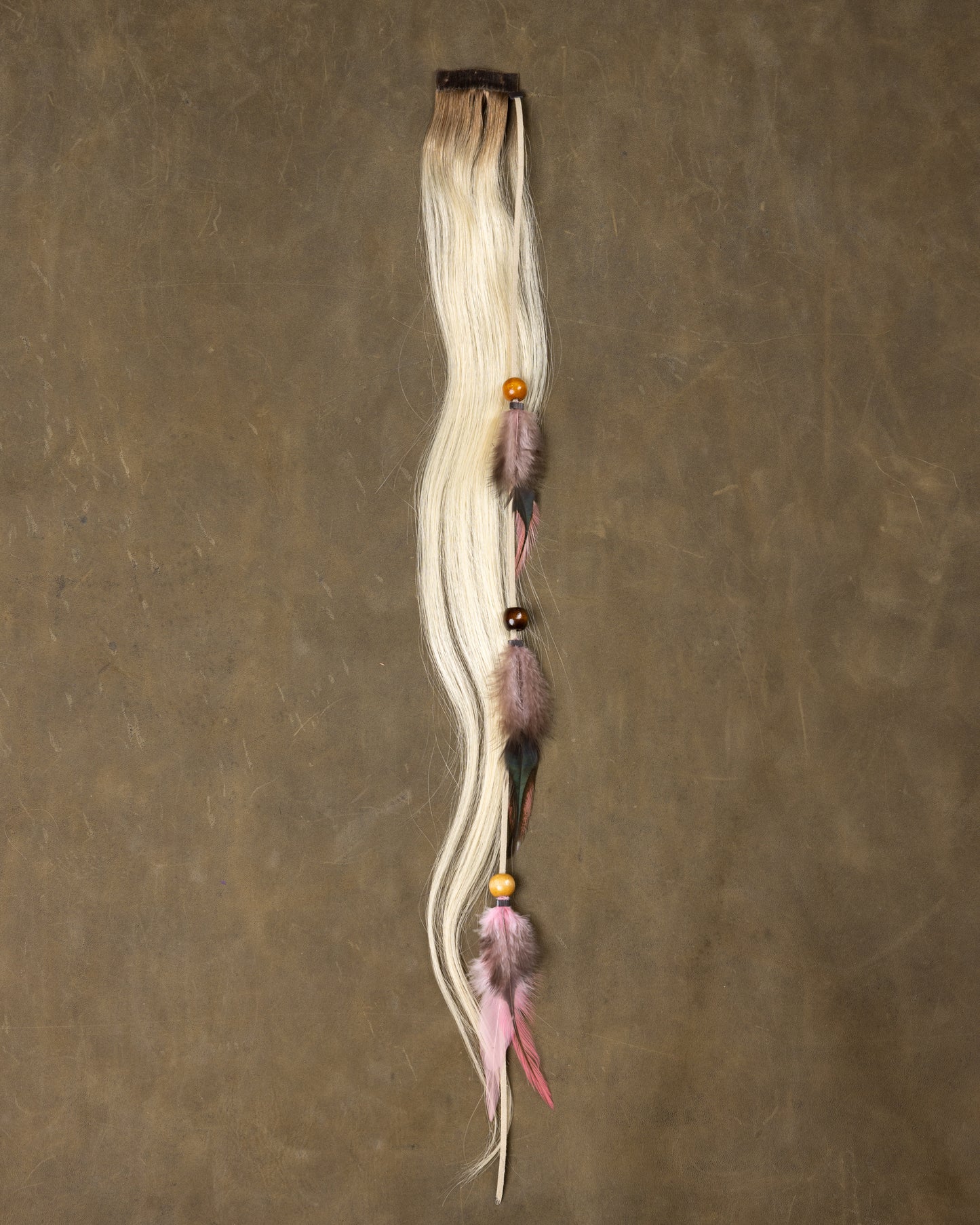 Pink Feather Chain - Rooted Ash