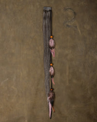 Pink Feather Chain - Salt & Pepper