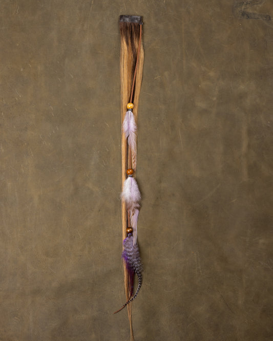 Purple Feather Chain - Autumn