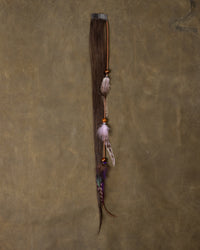 Purple Feather Chain - Smoke