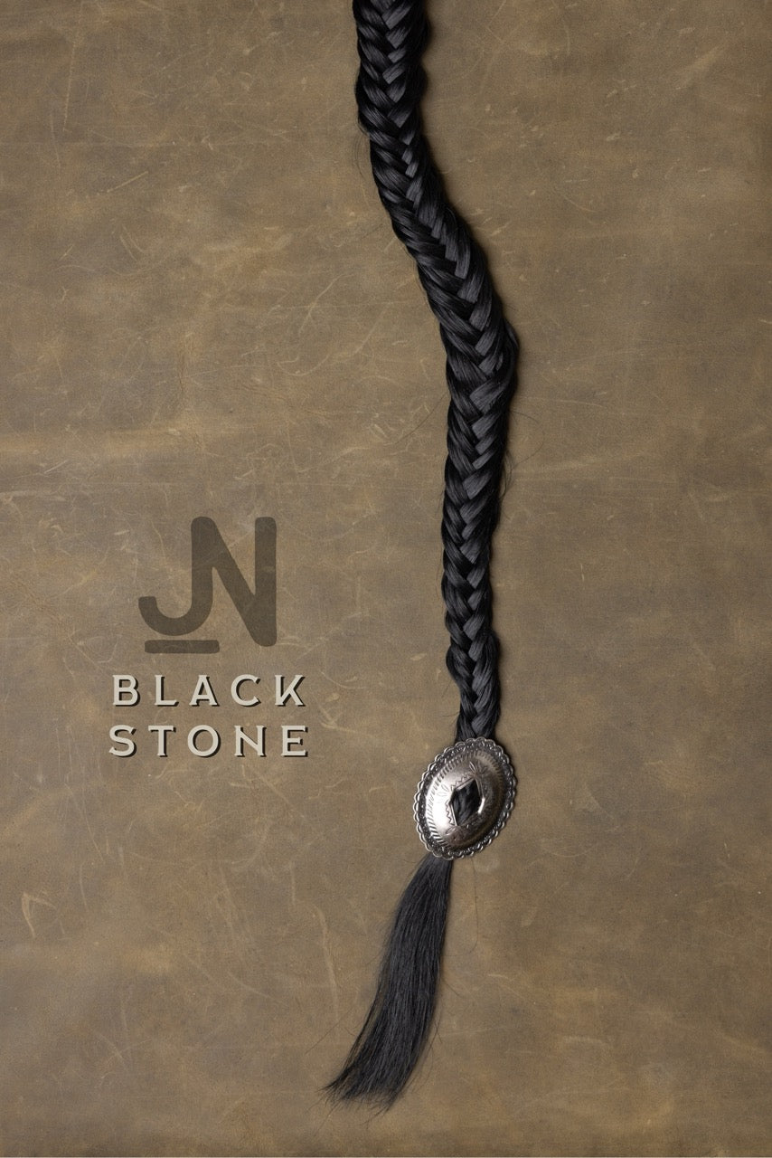 Tail + Concho - Black Stone