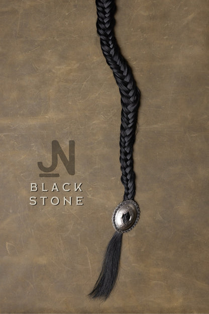Tail + Concho - Black Stone
