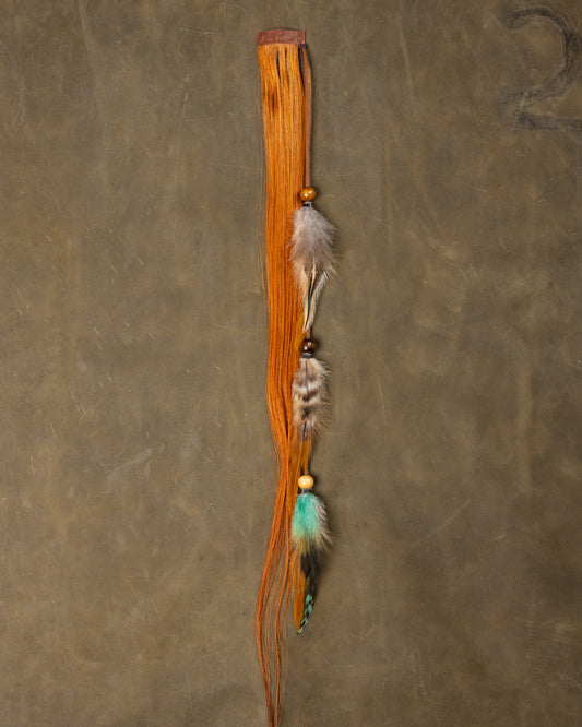 Turquoise Feather Chain - Jasper