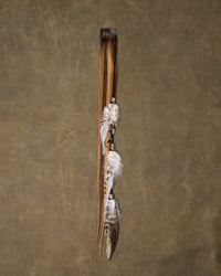 White Swan Feather Chain - Autumn