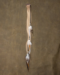 White Swan Feather Chain - Charolais