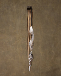 White Swan Feather Chain - Mica