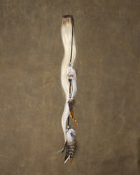 White Swan Feather Chain - Rooted Ash