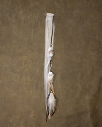 White Swan Feather Chain - Silver