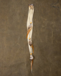 Wood Bead Feather Chain - Rooted Ash