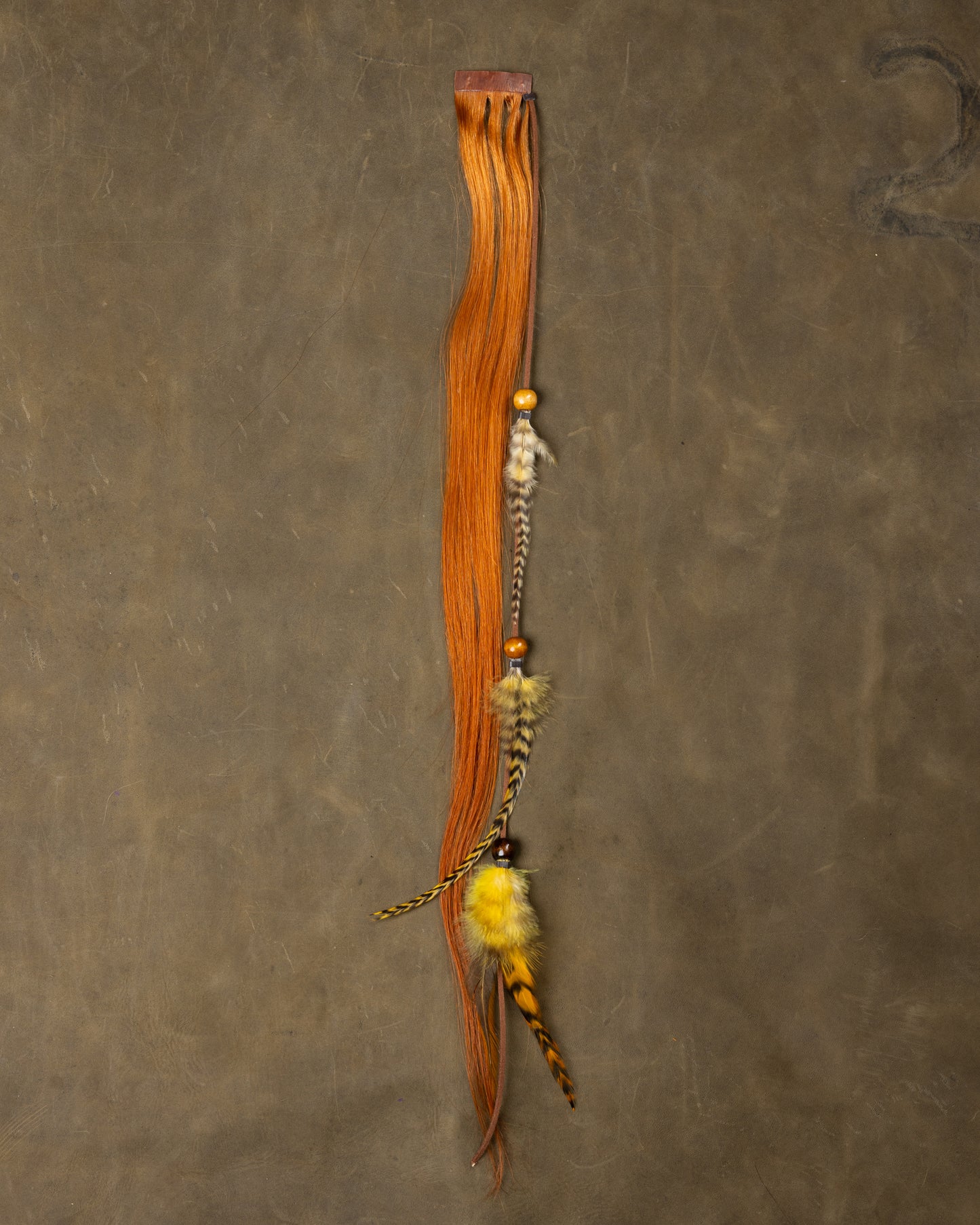 Yellow Feather Chain - Jasper
