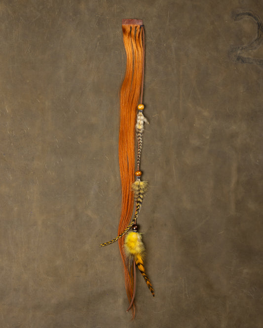 Yellow Feather Chain - Jasper