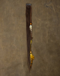 Yellow Feather Chain - Smoke