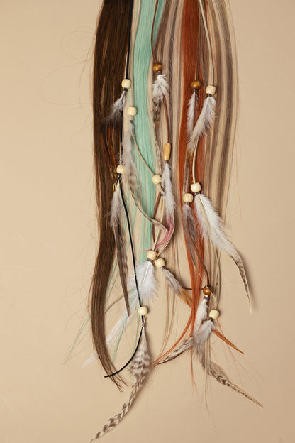 Money Piece Feather Chains